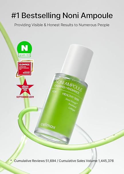 celimax - Noni Ampoule Calming + Radiance. (Contact for wholesale)
