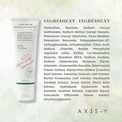 AXIS - Y - Sunday Morning Refreshing Cleansing Foam.(Contact for wholesale)
