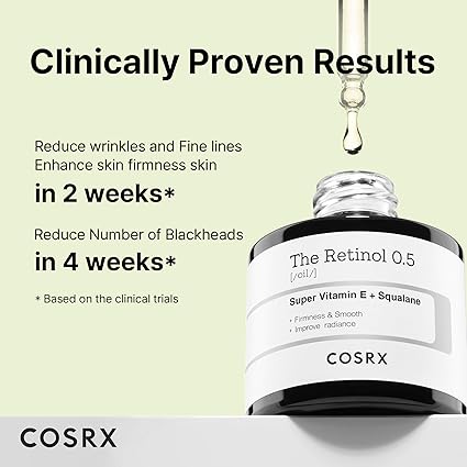 COSRX - The Retinol 0.5 Oil.(Contact for wholesale)