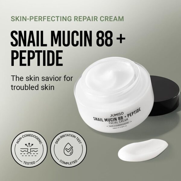 JUMISO - Snail Mucin 88 + Peptide Facial Cream.(Contact for wholesale)