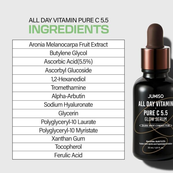JUMISO - All Day Vitamin Pure C 5.5 Glow Serum 30ml.(Contact for wholesale)