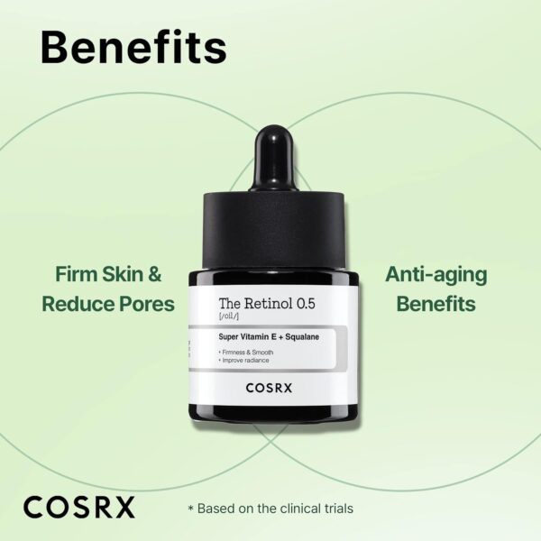 COSRX - The Retinol 0.5 Oil.(Contact for wholesale)