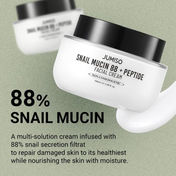 JUMISO - Snail Mucin 88 + Peptide Facial Cream.(Contact for wholesale)