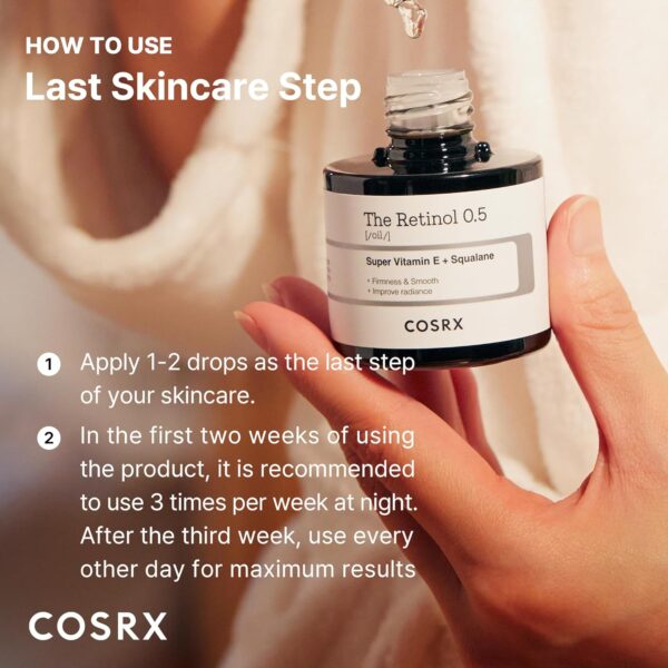 COSRX - The Retinol 0.5 Oil.(Contact for wholesale)