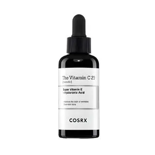 COSRX - The Vitamin C 23 Serum .(Contact for wholesale) Major Ingredients: Water, Ascorbic Acid, Propanediol, Dimethicone, Tromethamine, Panthenol, 3-O-Ethyl Ascorbic Acid, Squalane, Caffeine, Sodium Chloride, Sodium Hyaluronate, Disodium EDTA, Sodium Sulfite, Glutathione, Adenosine, Gardenia Florida Fruit Extract, Dextrin, Acetyl Glucosamine, Allantoin, Tocotrienols, Tocopherol, Elaeis Guineensis (Palm) Oil, Niacinamide, Butylene Glycol, Arginine, Alcohol Denat., Pentylene Gylcol, Glycyrrhiza Glabra (Licorice) Root Extract, Tocopherol, Carthamus Tinctorius (Safflower) Seed Oil, Helianthus Annuus (Sunflower) Seed Oil, Camellia Japonica Seed Oil, Methyl Trimethicone, Helianthus Annuus (Sunflower) Seed Oil, Daucus Carota Sativa (Carrot) Root Extract, Beta-Carotene, TocopherolMore Ingredients subject to change at manufacturer's discretion. For the most complete and up-to-date list of ingredients, please refer to product packaging.
